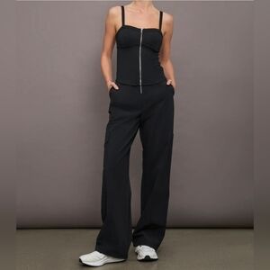 Bandier Black Quincy Cargo Pants Size M